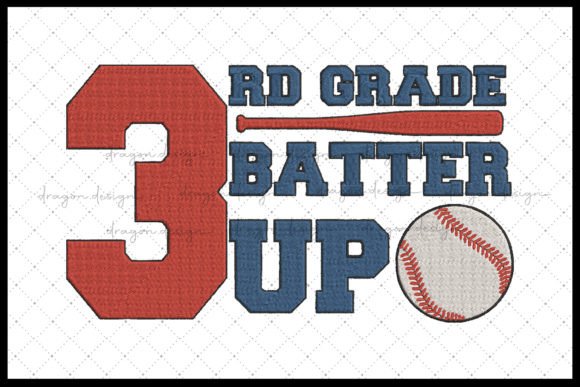 3rd Grade Batter Up: A Designer's Review for Seasonal Embroidery