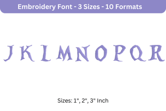 Alice Font Uppercase J to R Review