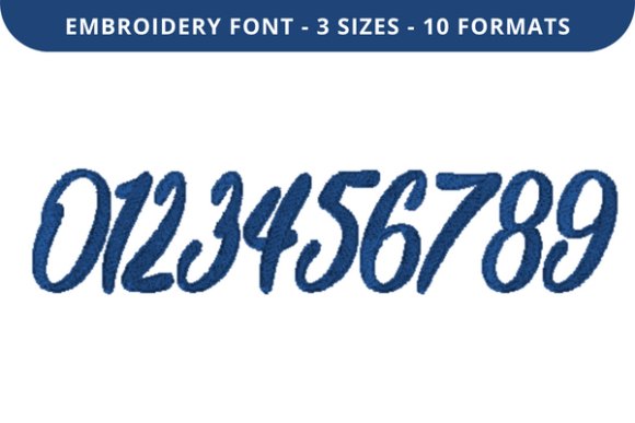 Bright Future Font 0 to 9: Practical Review for Embroidery Designers