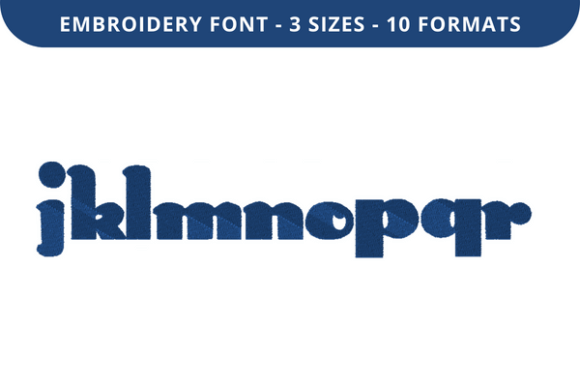 Bunny Ears Font J to R: An Embroidery Designer Review