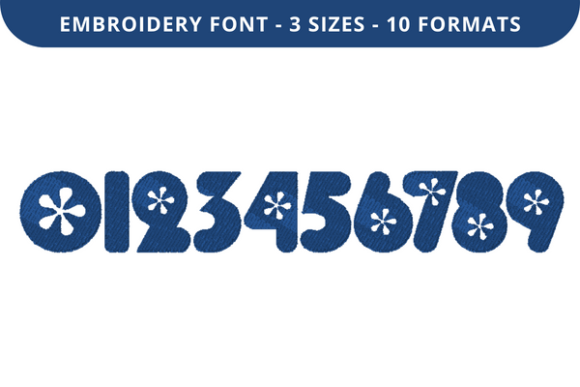 Daisy Font 0 to 9: An Embroidery Seller’s Review