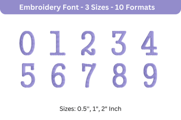 Executive Font 0 to 9 Review