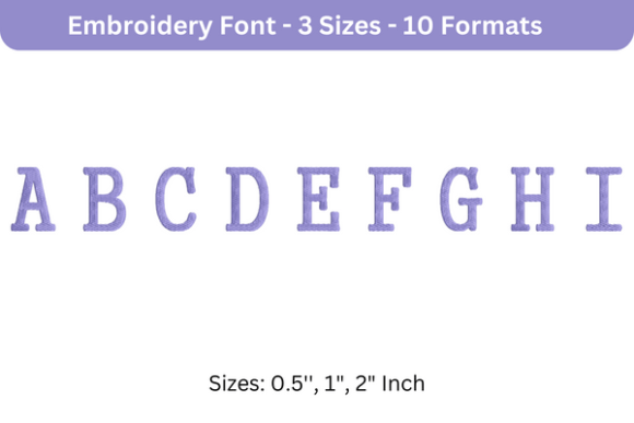 Executive Font Uppercase a to I Review