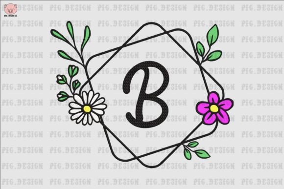 Flower Daisy Font B: An Embroidery Designer's Review