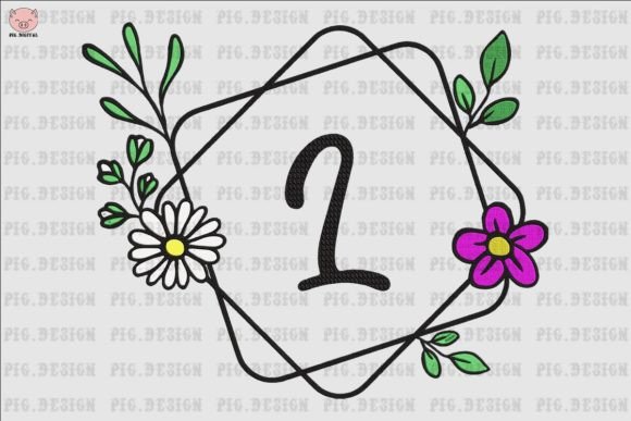 Flower Daisy Font L: Seasonal Embroidery Design Review