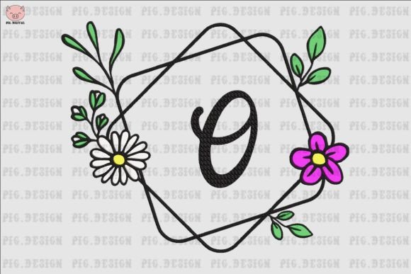 Flower Daisy Font O: A Designer’s Take for Apparel
