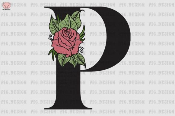 Flower Rose Font P: A Designer's Review for Personalized Gifts
