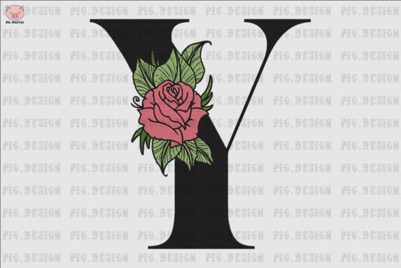 Flower Rose Font Y: A Designer’s Review for Branded Merch