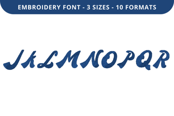 New Retro Font J to R