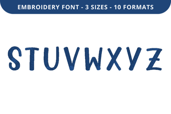Sunday Rain Font S to Z
